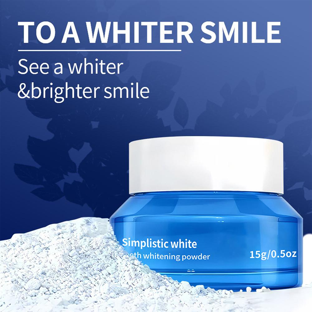 Teeth Whitening Lab - Simplistic White Teeth Whitening Powder Stain