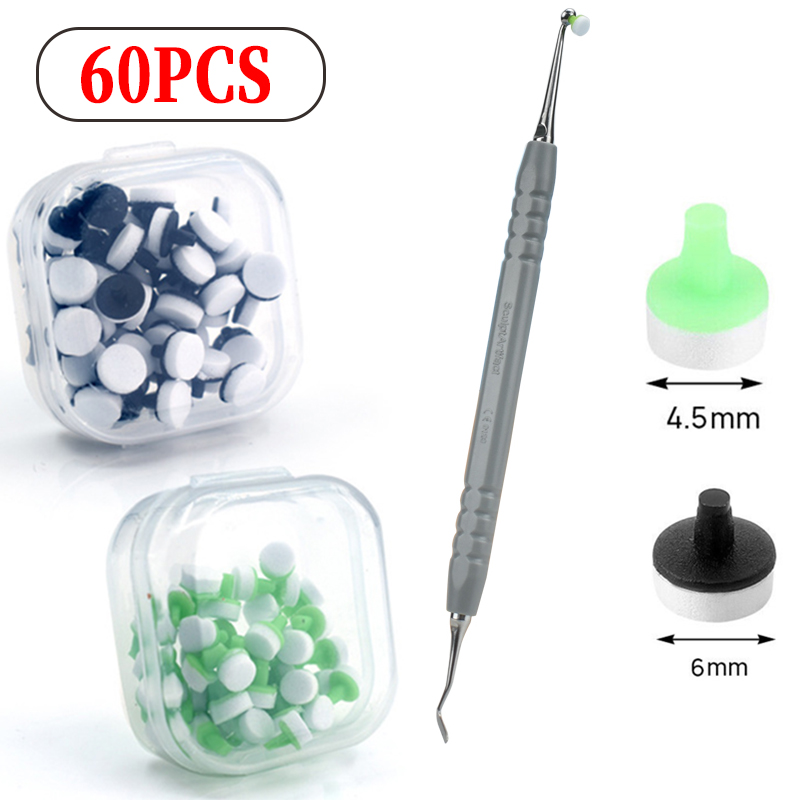 Teeth Whitening Foam Toothpaste - 60Pcs/box Dental Resin Filling Molding Tool