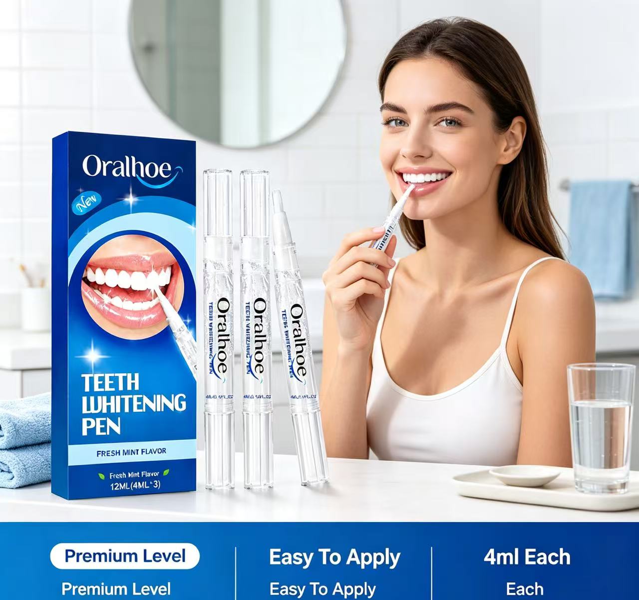 Teeth Whitening Pens - Oralhoe Teeth Whitening Pen 3Pcs Set