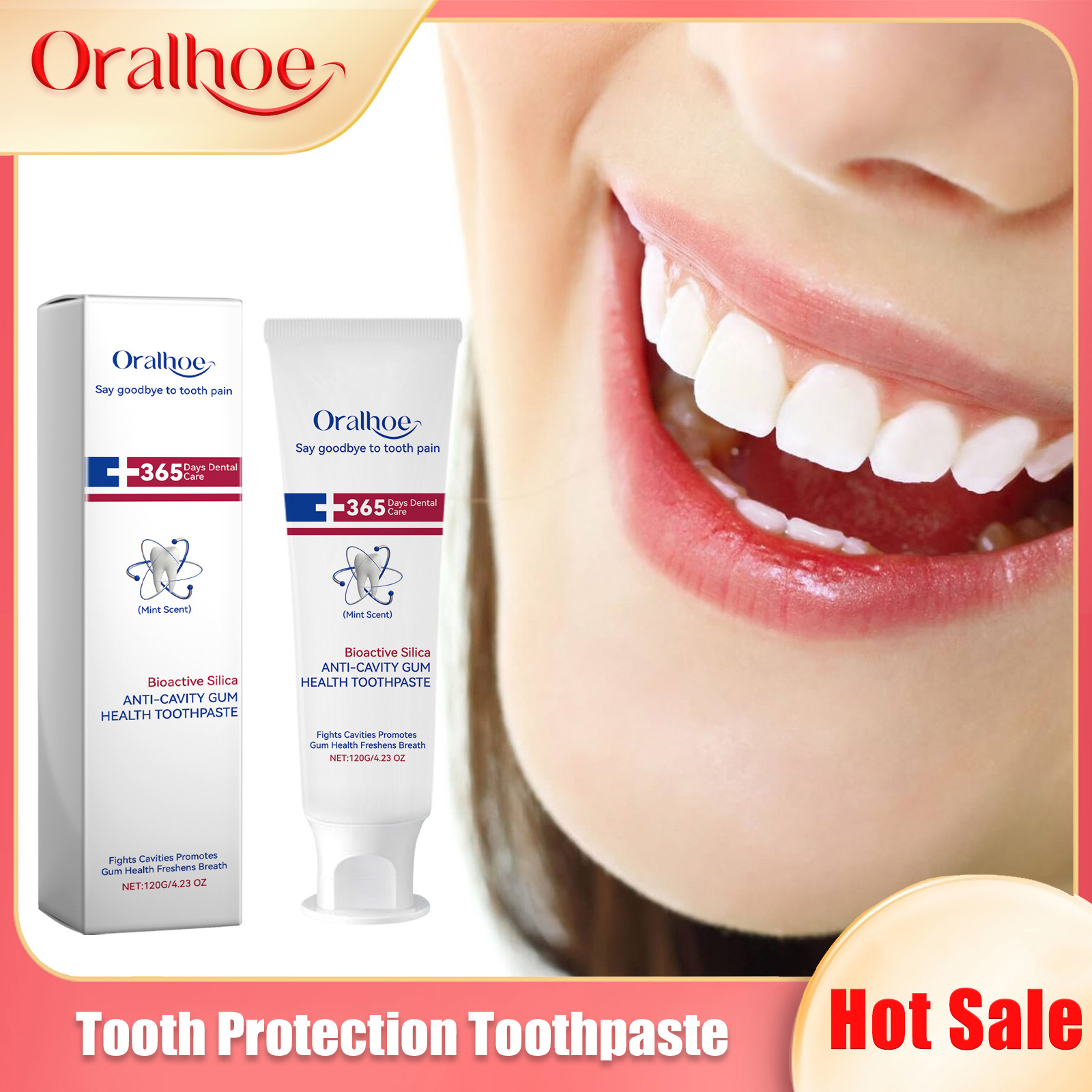 Teeth Whitening Foam Toothpaste - Whitening Probiotics Toothpaste Dental Stone Remover