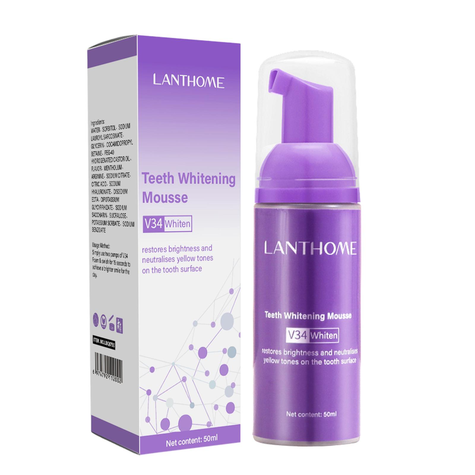 50MLTeeth Whitening Mousse Rem - огляд і ціна Teeth Whitening Foam Toothpaste