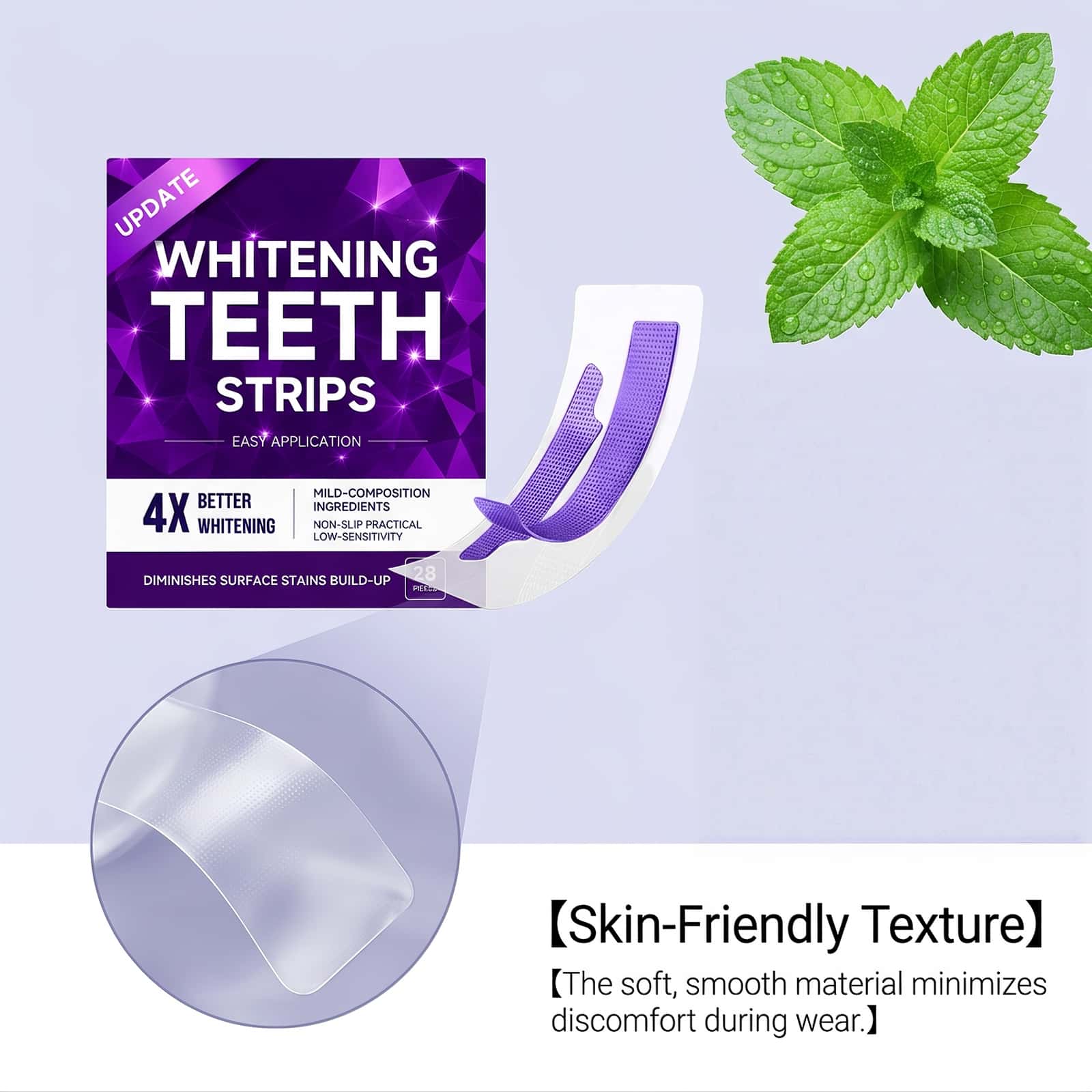 Purple Teeth Whitening Strips  - огляд і ціна Teeth Whitening Gel Refills