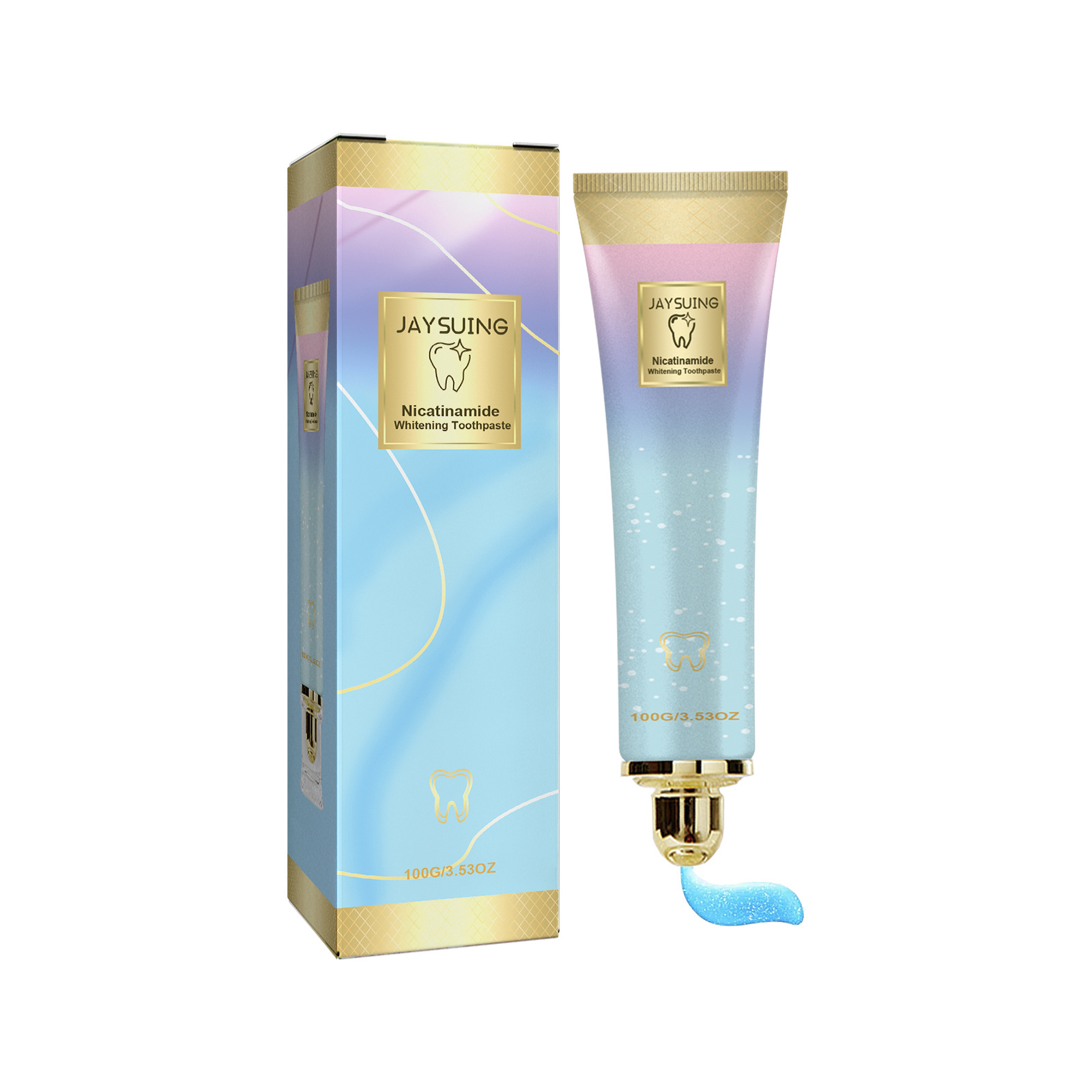 Teeth Whitening Toothpaste Red - огляд і ціна Teeth Whitening Yellow Teeth