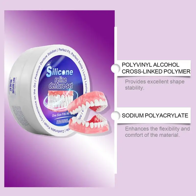 Silicone Denture Set Fit Tempo - огляд і ціна Teeth Whitening Products