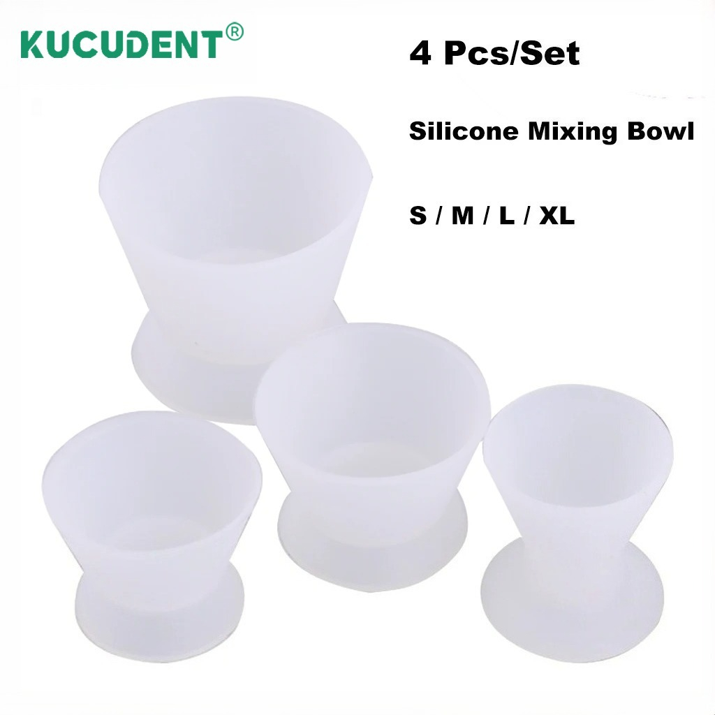 4Pcs/Set Dental Silicone Cup F - огляд і ціна Teeth Whitening Lab