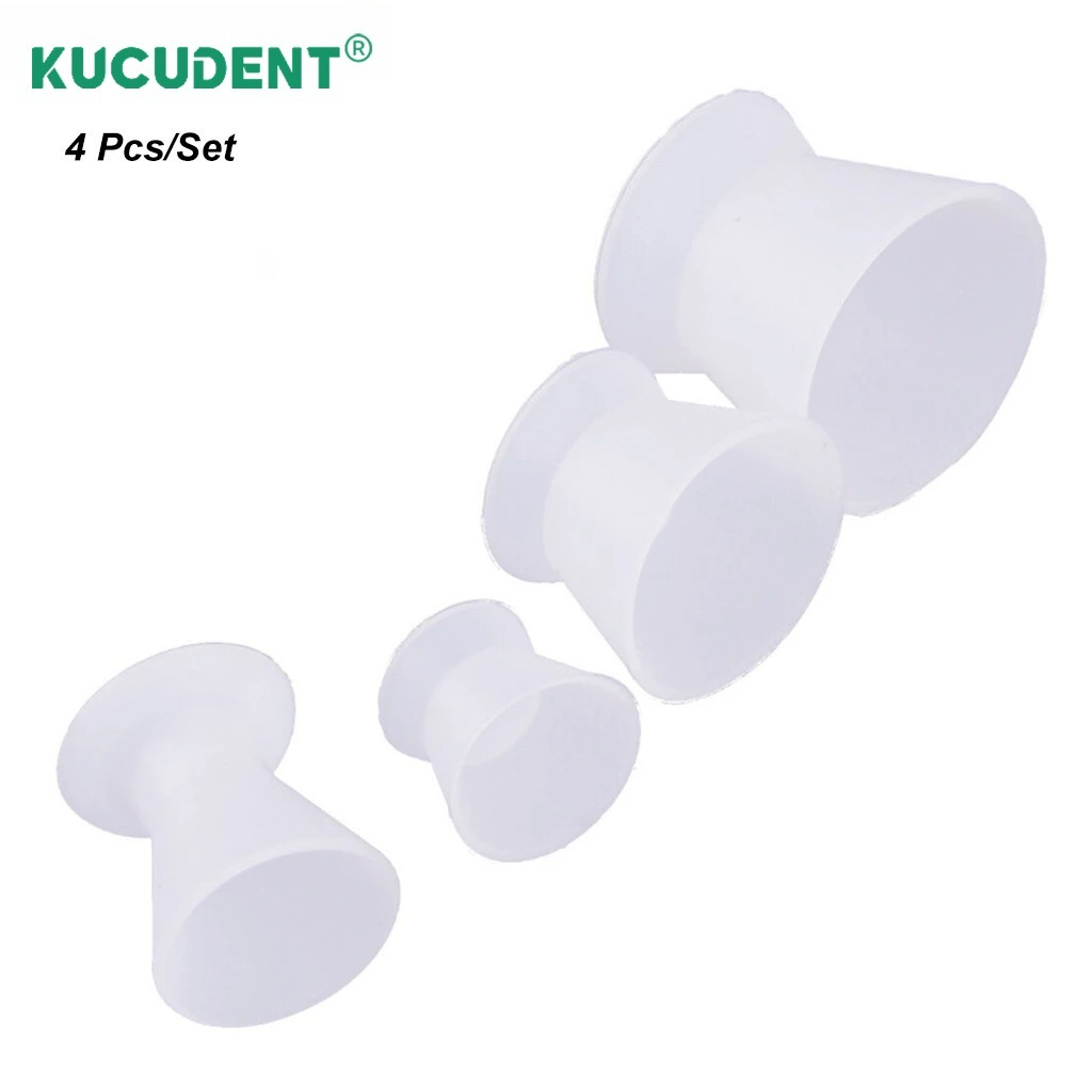 4Pcs/Set Dental Silicone Cup F - огляд і ціна Teeth Whitening Lab