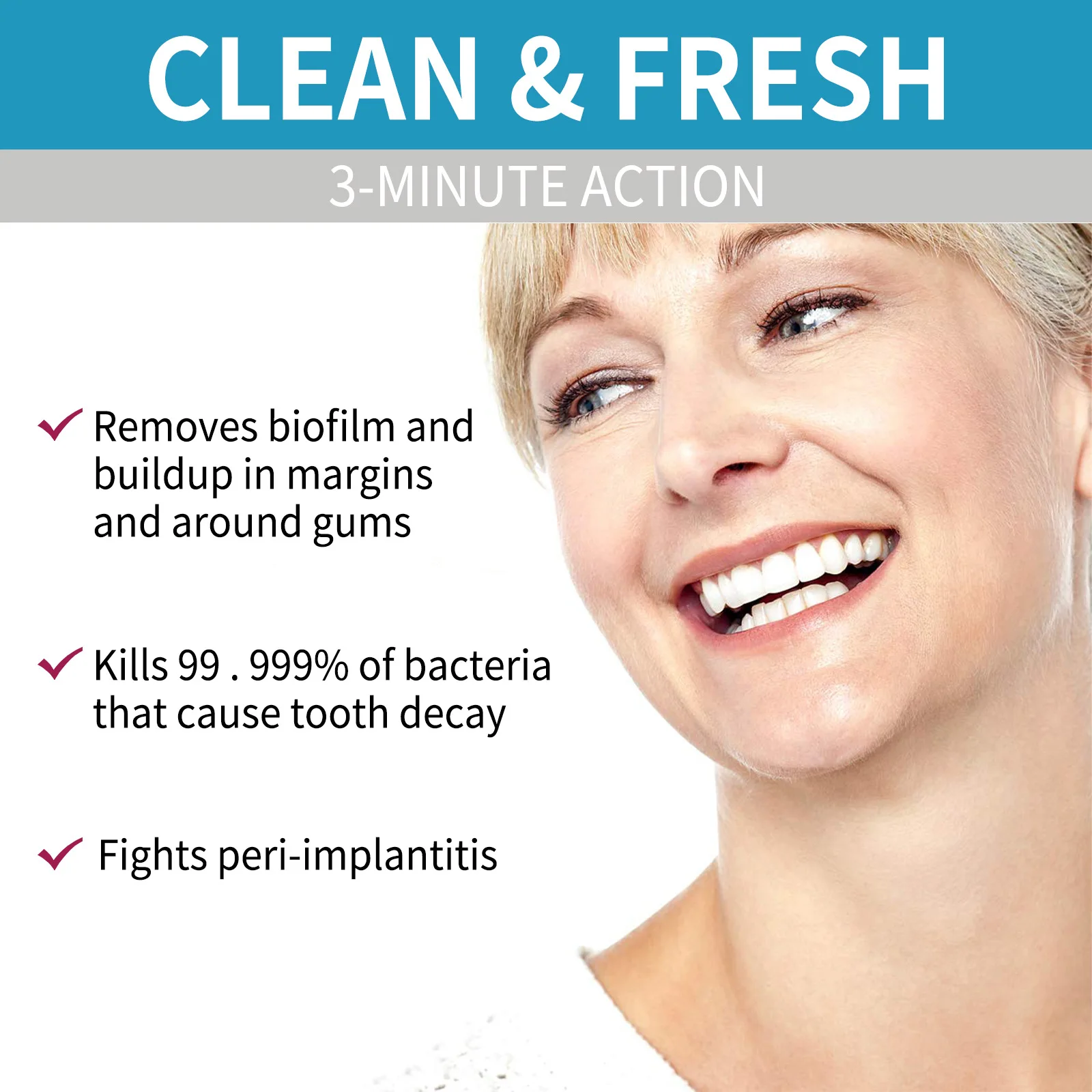 Aligner Denture Cleaner Foam D - огляд і ціна Teeth Whitening Foam Toothpaste