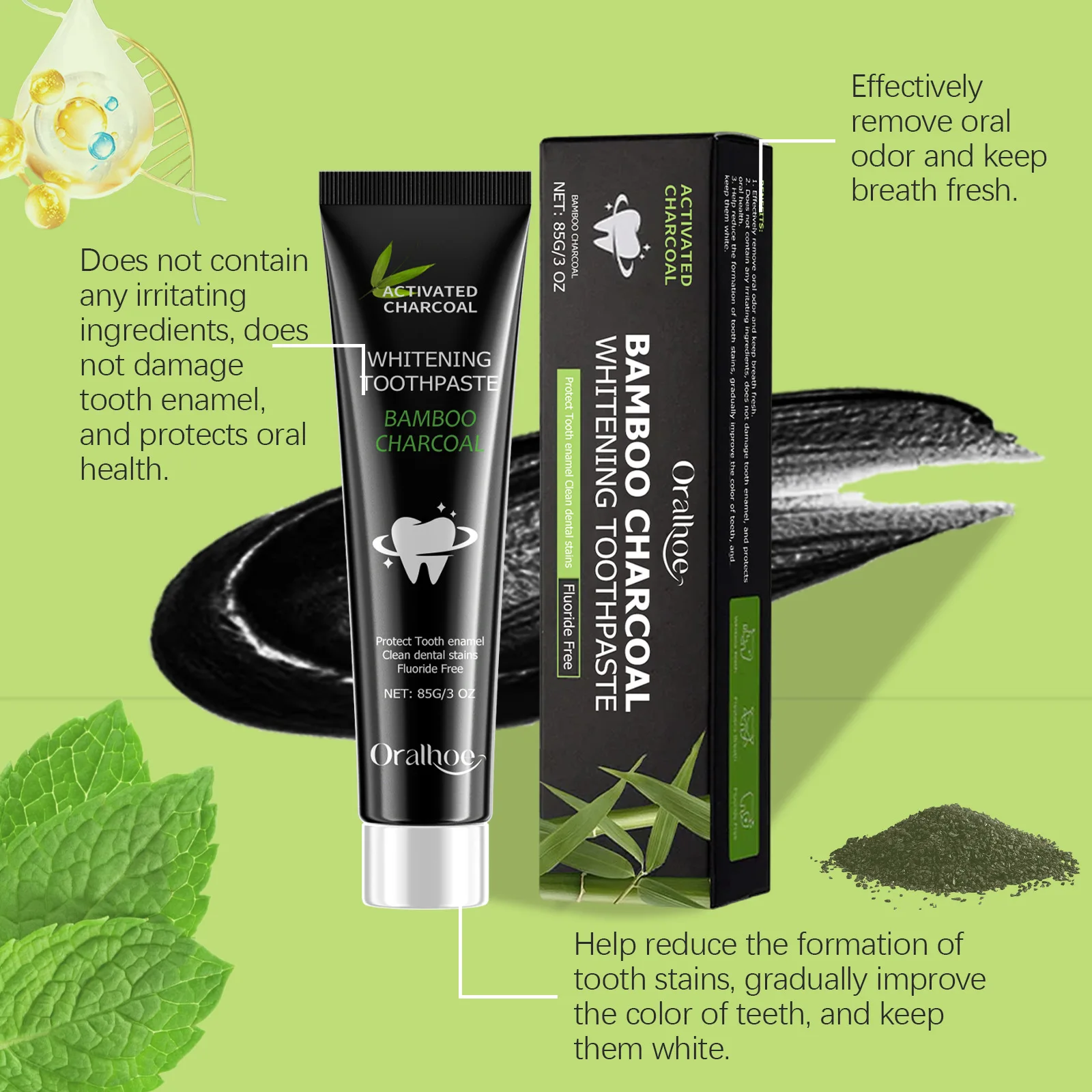 Whitening Toothpaste Adsorb Ba - огляд і ціна Teeth Whitening Yellow Teeth