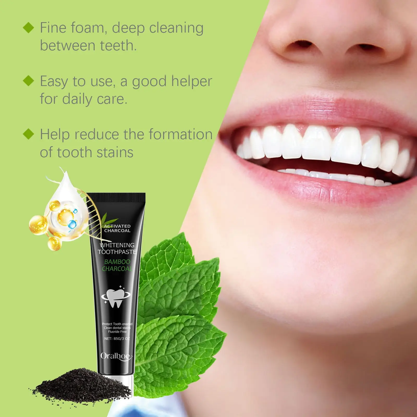 Whitening Toothpaste Adsorb Ba - огляд і ціна Teeth Whitening Yellow Teeth