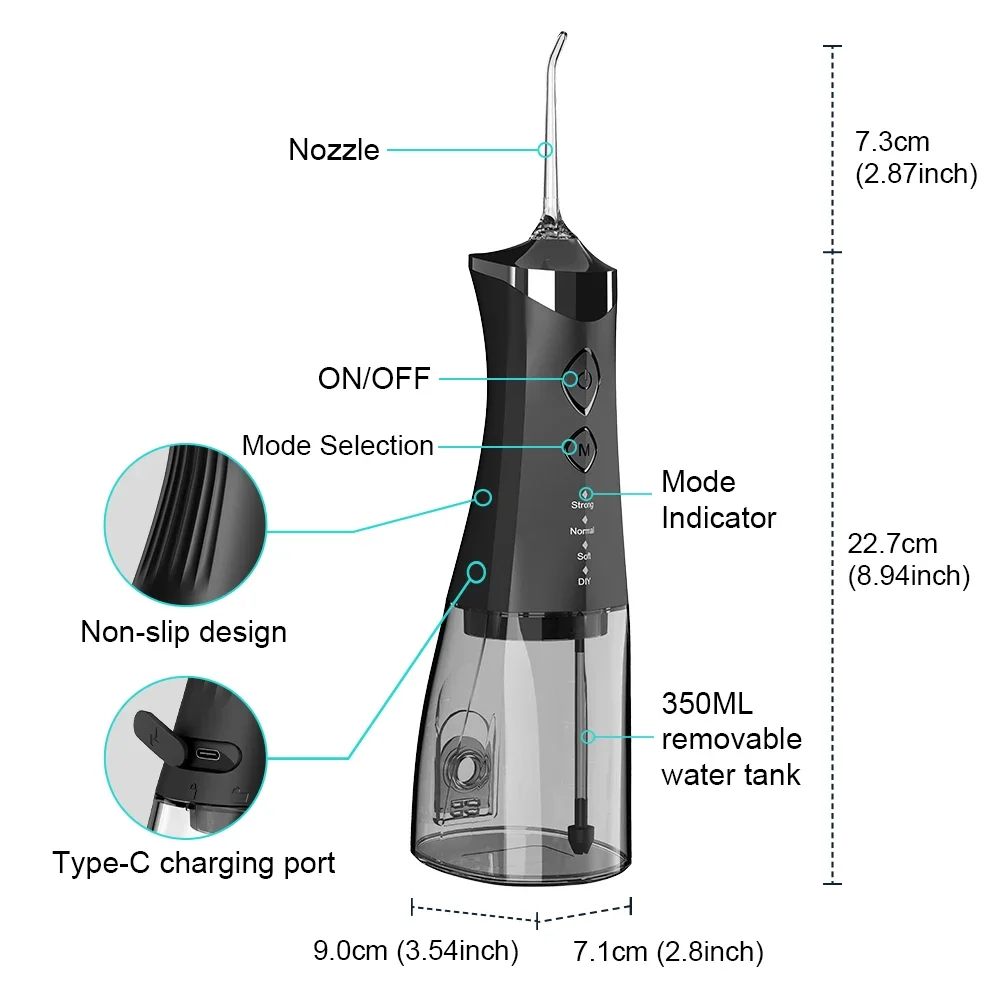 Portable Rechargeable Oral Irr - огляд і ціна Teeth Whitening Products