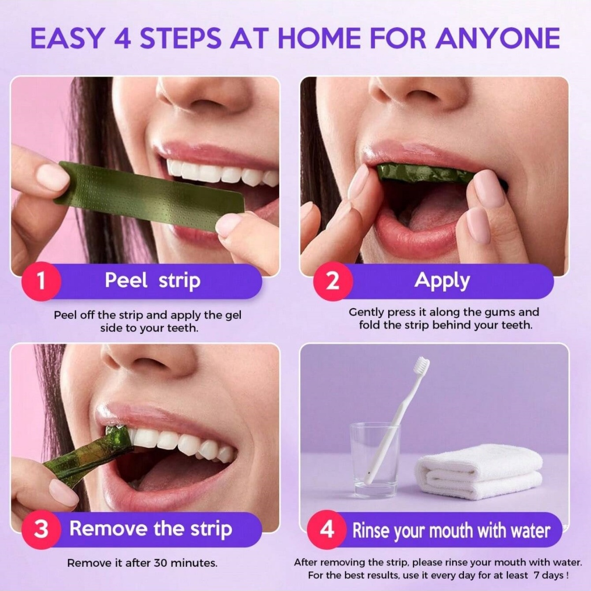 Deluxe Whitening Teeth Sticker - огляд і ціна Teeth Whitening Gel Refills